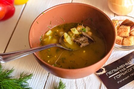 Гороховый суп с копченостями