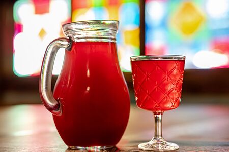 Морс домашний клюквенный