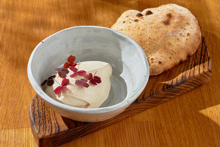 Крем Лабне с хрустящими лепёшками