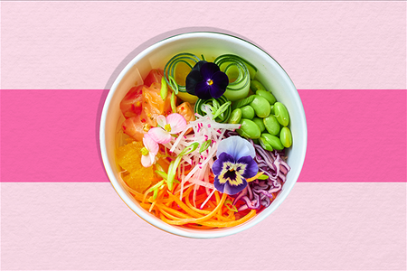 Поке с лососем