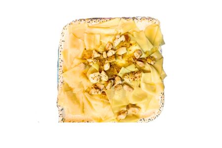 Листовой хинкал с курицей