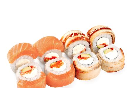 Сливочный лосось угорь