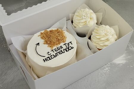 Набор Бенто-торт Песок и капкейки