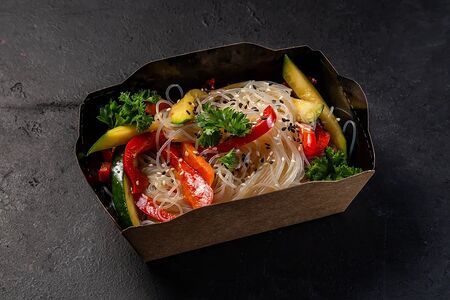 Фунчоза с овощами