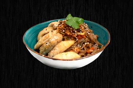 Удон с цыплёнком