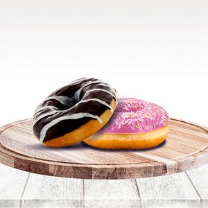 Донат с шоколадной начинкой