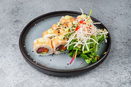 Ролл Тунец-креветки грин