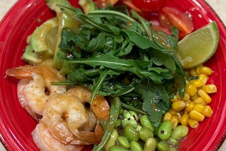 Боул с креветкой