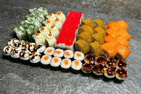 Много лосося сет х4