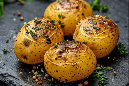 Картофель с салом