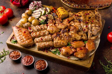 Мега Ассорти из курицы на гриле 