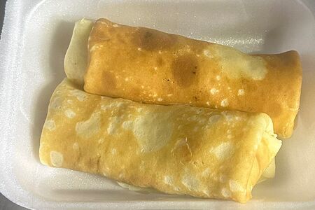 Блинчики сладкие с творогом