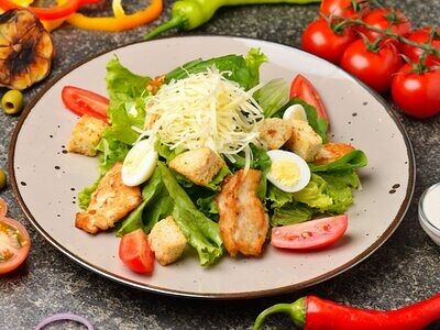 Цезарь с курицей