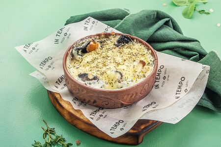 Гратен из шампиньонов