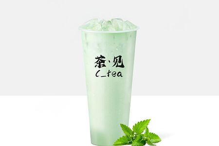 Мятный молочный чай