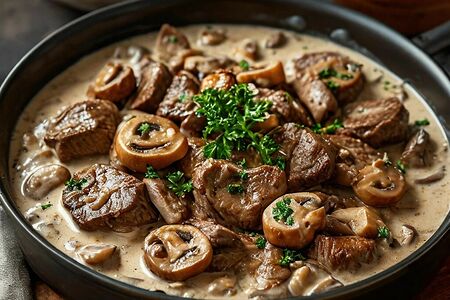 Медальон с грибами