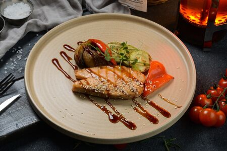 Лосось на гриле