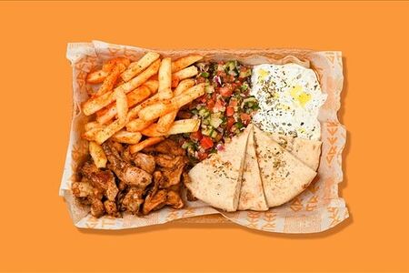 Open с куриной шавермой