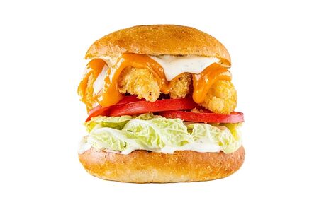 Бургер с креветкой