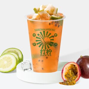 Лимонный черный чай с маракуйей