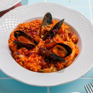 Ризотто с морепродуктами