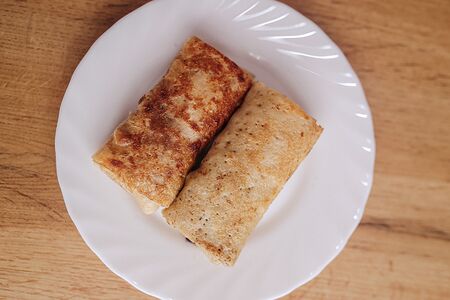 Блины с мясом