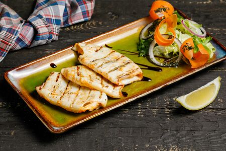 Кальмар на гриле