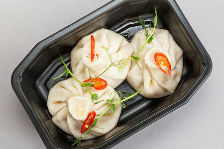 Хинкали свинина с говядиной