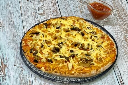 Пицца Курица-грибы