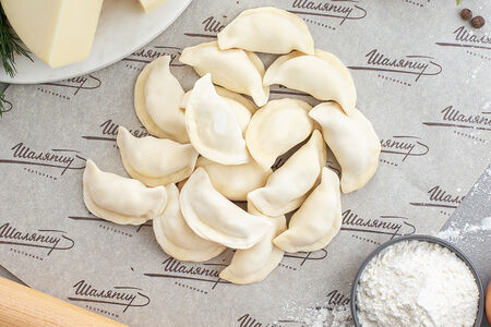 Вареники с сулугуни и зеленью 