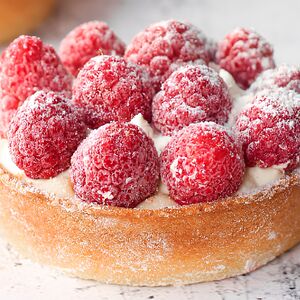 Тарталетка малиновая