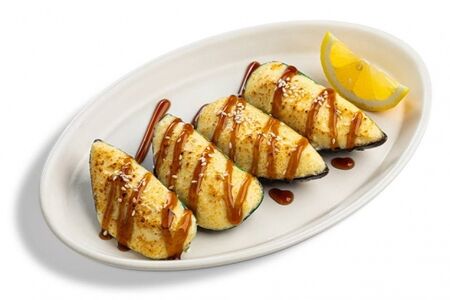 Запечённые мидии под фирменным соусом