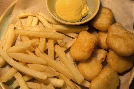 Наггетсы с картофелем фри