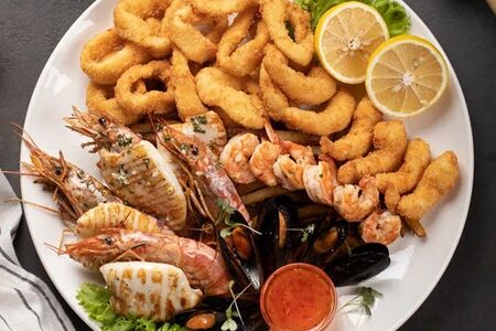 Морски плодови на жару