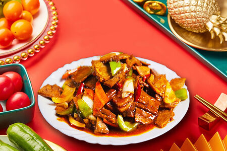 Отварная говядина в соевом соусе №408