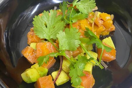 Севиче с лососем