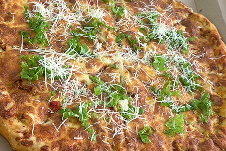 Пицца цезарь по-домашнему