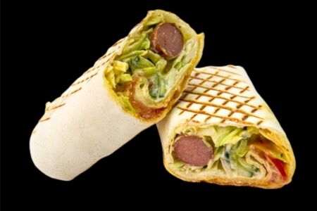 Мюнхенская шаурма с сосиской