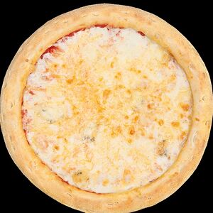 Пицца Четыре сыра на пышном тесте