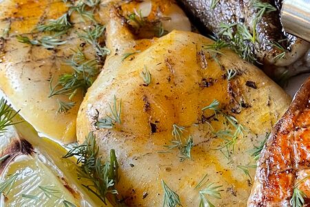 Кальмары на гриле