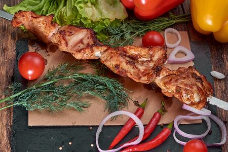 Шашлык из курицы