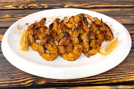 Креветки тигровые жареные