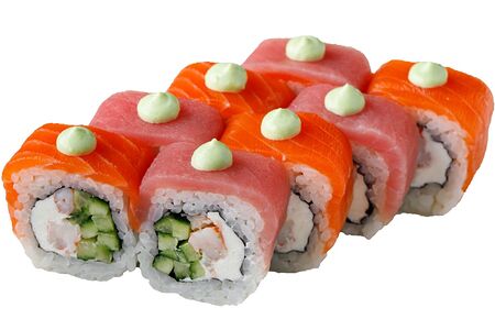 Микс тунец-лосось