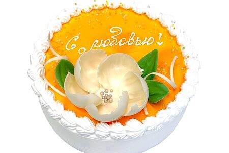 Торт Нежность с персиком