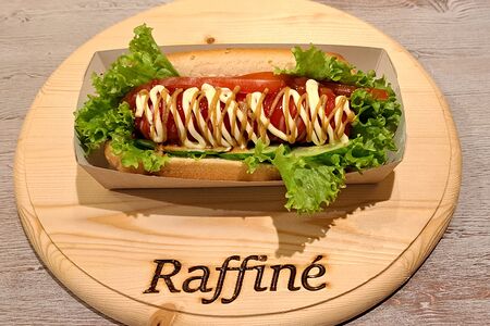 Хот-дог с овощами