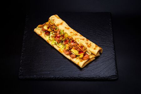 Блин с Баварской колбаской