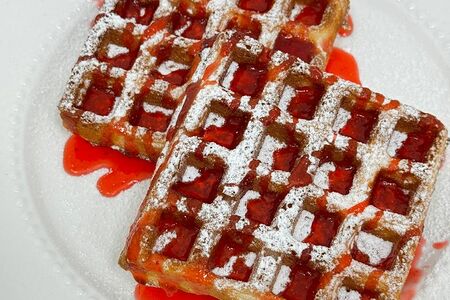 Бельгийские вафли с топпингом 