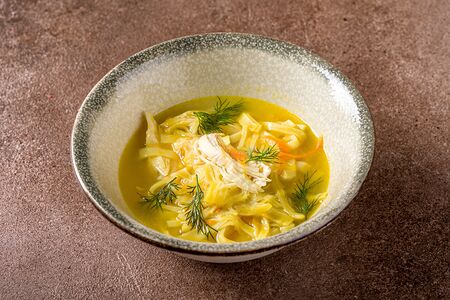 Суп из курицы с лапшой