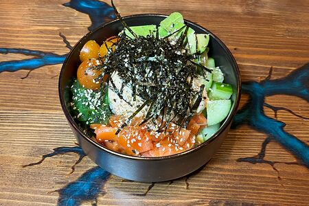 Поке с лососем            