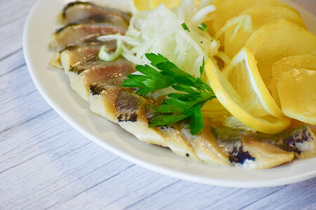 Селедка с картошкой